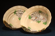 440手作 花紋輪花鉢